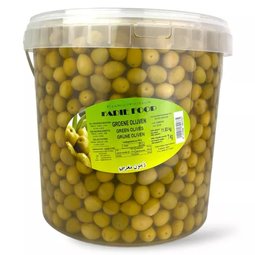 fadie food b.v. Fadie Food Green Pitted Olives 11.5kg (5853)