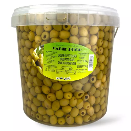 fadie food b.v. Fadie Food Green Unpitted Olives 11.5kg (5855)