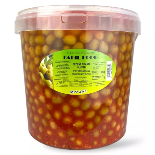 fadie food b.v. Fadie Food Spicy Green Pitted Olives 11.6kg (5848)